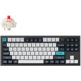 KEYCHRON Q3 Max QMK/VIA Brezžična Mehanska Tipkovnica, Bluetooth / 2.4 GHz, Red Linear Switch, US Layout, Q3M-M1, (21733261) | Shoptok.si
