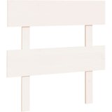 Maison Chic posteljno vzglavje - vzglavna omarica - nočna omarica belo 93,5x3x81 cm trdna borovina, (21705977) Cene