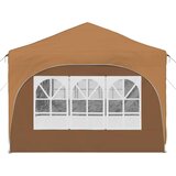  Zložljivi šotor za zabave 575 x 288 x 245 cm Bež Oxford tkanina, (5000248665) | Shoptok.si