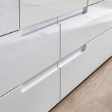 MID.YOU omara s klasičnimi vrati, bela, visoki sijaj | Shoptok.si