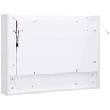 vidaXL lED kupaonski ormarić s ogledalom bijeli 80 x 15 x 60 cm MDF | shoptok.hr