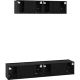 vidaXL TV Kabinet za Zid 4 pcs S 80 x 30 x 30.5 cm Konstruirano drvo | shoptok.hr