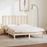 Maison Chic Posteljni okvir - Dvoposteljna postelja - Zakonska postelja brez vzmetnice 140x190 cm trdna borovina-J10778, (21762014) | Shoptok.si