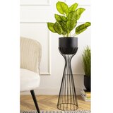 Metalna saksija LOFT 68x20 cm crna | Eponuda.com
