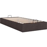 vidaXL Otomanski posteljni okvir brez vzmetnice rjav 90x190 cm blago, (21609021) | Shoptok.si
