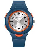 MINGRUI Otroška ura BD-41693 - Modra / Oranžna / Srebrna | Shoptok.si