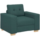 SOFA 3 pcs Tamnozelena 221 x 80 x 80 cm Platnasta tkanina | shoptok.hr