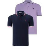 Dewberry DUAL SET T8594 MENS T-SHIRT-LACIER-LILAC | Shoptok.si