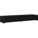  Stalak za monitor s ladicama Crni hrast 100x27x15 cm Konstruirano drvo | shoptok.hr