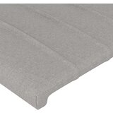  Uzglavlje s ušima svjetlosivo 183x23x118/128 cm od tkanine | shoptok.hr