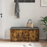  Klupa za hodnik s jastukom Dimljeni Hrast 100 x 38 x 46 cm | Eponuda.ba