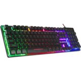  Tastatura gaming RAMPAGE Titan K9 Black USB Rainbow Color Backlit US/EGNLISH Layout FULL SIZE | Eponuda.ba