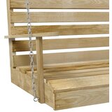  Klupa za ljuljanje od impregnirane borovine 155 x 65 x 60 cm | shoptok.hr
