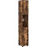  Kupaonski ormar s pohranom Dimljeni hrast 30 x 35 x 192 cm | shoptok.hr