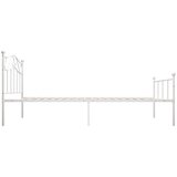  Okvir za krevet bijeli metalni 90 x 200 cm | shoptok.hr