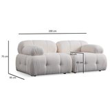 Atelier Del Sofa sofa dvosed petite 2 white | ePonuda.com