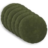  Jastuk s jastukom HEERLEN 6 kom. Zelena Mikrofibra Flis - Zelena Ø 60 cm 6 | shoptok.hr