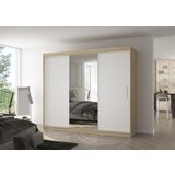ADRK GARDEROBNA OMARA DENIS 250 CM (VE BARV)-Sonoma hrast/bela Cene