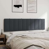  Jastuk za uzglavlje Hanko tamnosivi 183 cm baršunasti - Tamno siva 183 cm 1 | shoptok.hr