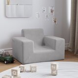  Dječja fotelja svjetlosiva od mekanog pliša | shoptok.hr