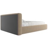 Makamii Svetlo rjava oblazinjena zakonska postelja s prostorom za shranjevanje z letvenim dnom 160x200 cm Kiana – | Shoptok.si