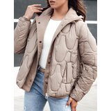 DStreet Kurtka damska zimowa WINDGLAM kamelowa | Shoptok.si