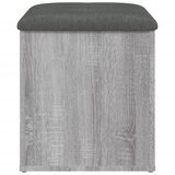  Klupa za cipele siva boja hrasta 42x42x45 cm konstruirano drvo | Eponuda.ba