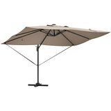  Suncobran Sivo-smeđa 352 x 251 x 265 cm Poliester i aluminij | shoptok.hr