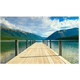  Tapeta - Mountain lake bridge 450x270 | shoptok.hr