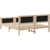  Okvir kreveta Smeđa i taupe 160 x 200 cm Masivna borovina | Eponuda.com