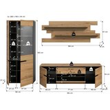 Livetastic DNEVNI REGAL, hrast artisan | Shoptok.si