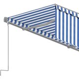  Automatska tenda na uvlačenje s roletom 3,5x2,5 m plavo-bijela | shoptok.hr