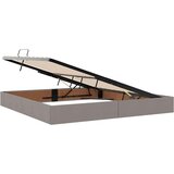 Postelja s shranjevanjem Taupe 200 x 200 cm Umjetno usnje, (5000105130) | Shoptok.si