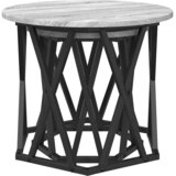  Bocni stol 2 pcs Siva Sonoma Inženjerska drva i čelik | shoptok.hr