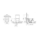 Vitra MONOBLOK ZENTRUM KOMPLET SA SOFT-CLOSE DASKOM VITRA (ZV011) | Eponuda.com
