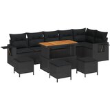  Sjedeća garnitura za vrt 12 kom. Crna poliratan 289 x 164 x 85 cm | Shoptok.si