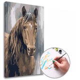 Artmie Slikanje po brojevima Smeđi pastuh - mala težina | na okviru | shoptok.hr