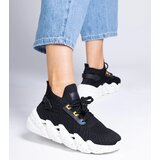 Gemre Black sporty sneakers on a chunky sole Sally | ePonuda.com