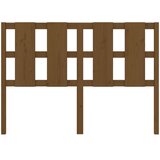  Uzglavlje za krevet boja meda 140,5x4x100 cm masivna borovina | shoptok.hr