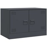 vidaXL TV omarica 2 kosa antracitna 67x39x44 cm jeklo | Shoptok.si