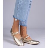 Gemre Golden women's ballet flats with a buckle Mollis | shoptok.hr