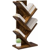  Polica za knjige u obliku drveta 4 etaže 30 x 18 x 60 cm | shoptok.hr