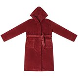  Kupaći kaput s kapuljačom Bordeaux Crvena xxl Flanel | shoptok.hr