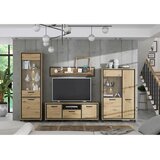 Livetastic Dnevni Regal Trondheim, Barva Hrasta, 4-Delni | Shoptok.si