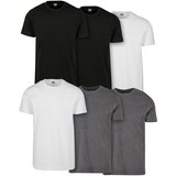 UC Men Basic Tee 6-Pack blk/blk/wht/wht/chrcl/chrcl | Shoptok.si