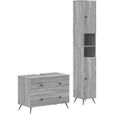  Set kupaonskih ormara od 2 dijela BREDA Siva Sonoma | shoptok.hr