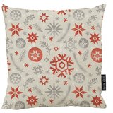 Butter Kings Božični okrasni vzglavnik z bombažno prevleko Snowflake Frost, 45 x 45 cm Cene