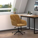 Maison Chic Vrtljiv pisarniški stol - računalniški stol rjav žamet, (21784250) | Shoptok.si