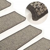 vidaXL Samoljepljivi otirači za stepenice 15 kom 65 x 25 cm sivi/bež | shoptok.hr