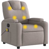 Maison Chic masažni naslanjač - Relax naslanjač taupe blago, (22134800) | Shoptok.si